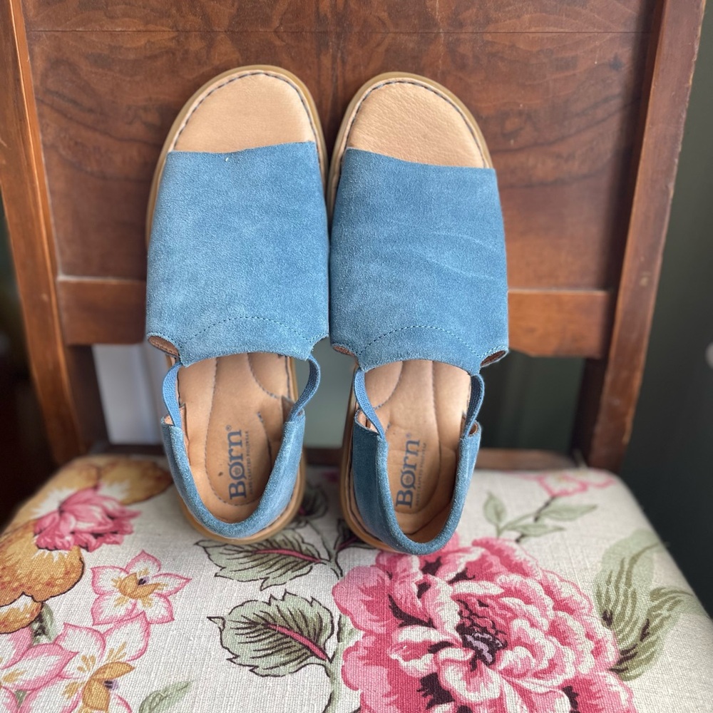 Leather Born Cove Modern | Hand-finished Real Suede Slip-ons | Size 7 | - Picture 8 of 12